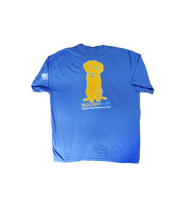 Official Golden Pup Tee Shirt Adult Short Sleeve